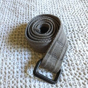 VINTAGE Y2K American Eagle Grey Web Belt